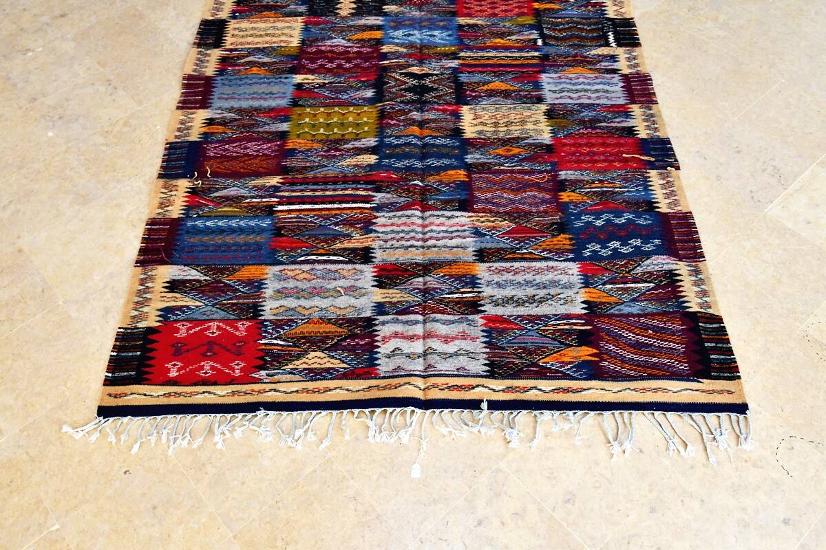 Moroccan Berber Kilim Taznakht