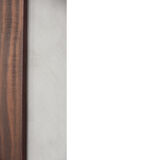 Scandinavian wood wall mirror, 1950s
