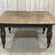 English nineteenth oak table with 1 crank extension