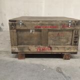 Coffee table industrial boot