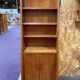 Vintage oak library designed in the 1950s.