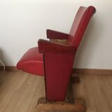 Vintage theatre armchair 40