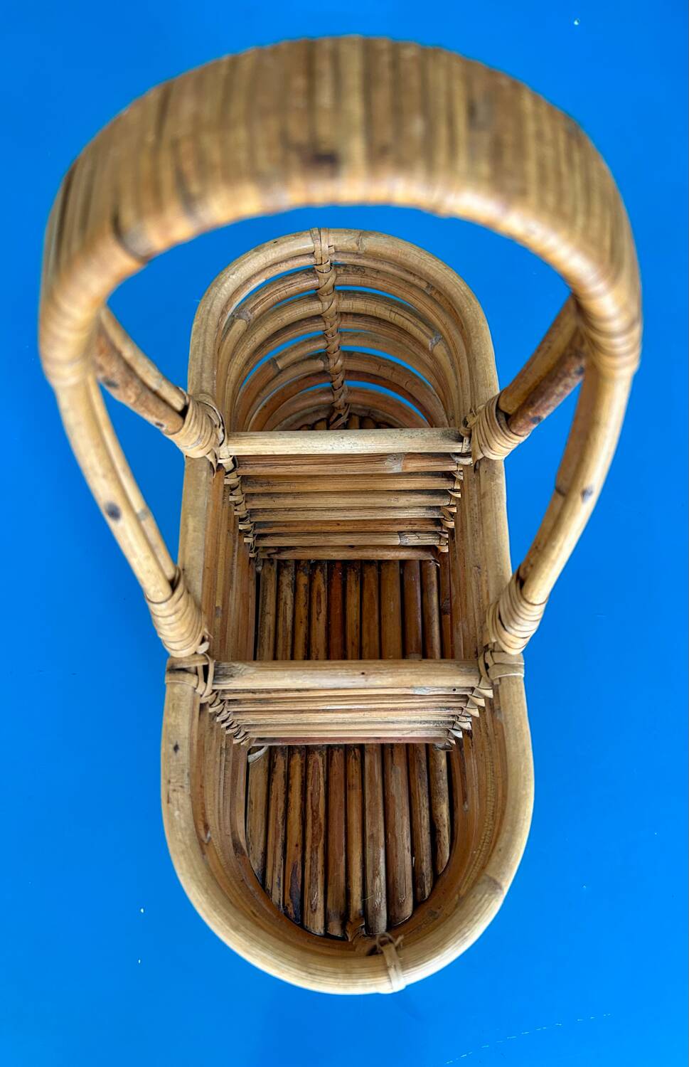 Porte bouteille rotin