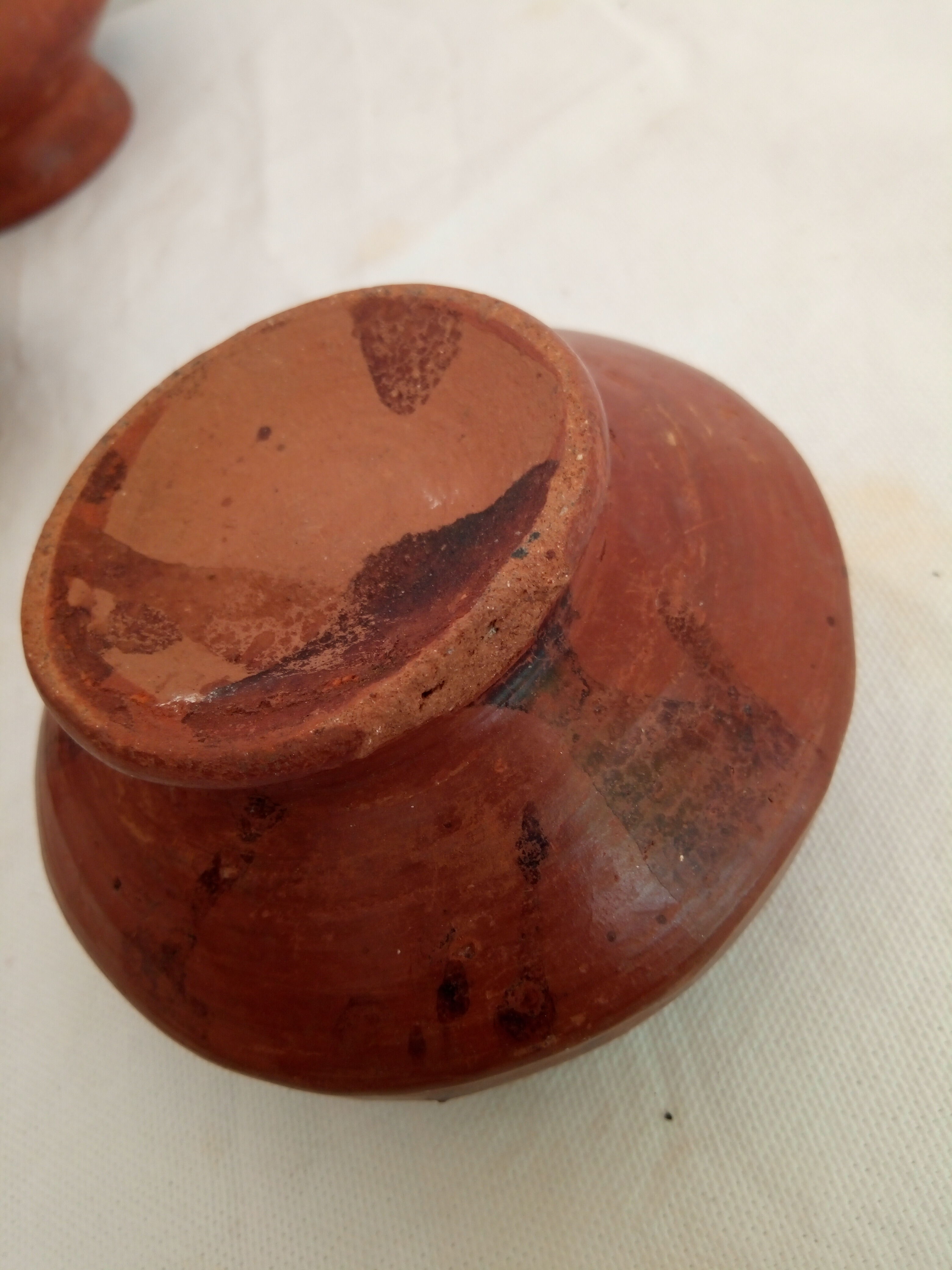 Lot of 5 terracotta ramekins from the 70s from the Maghreb