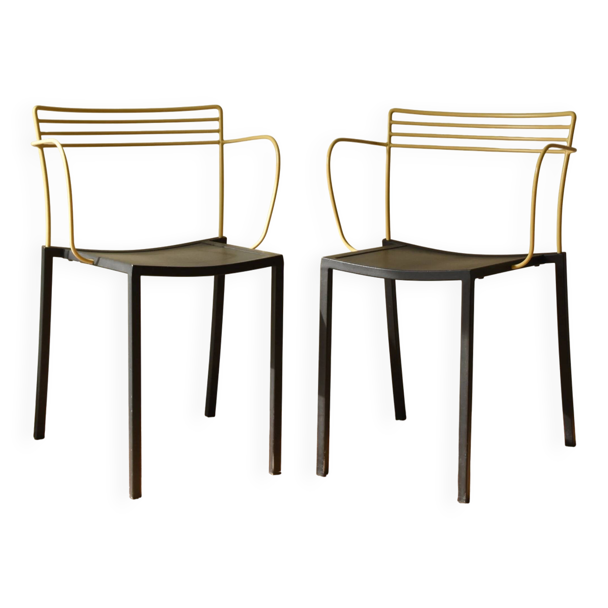 Chaises Pascal Mourgue : Paire de chaises Piccolo