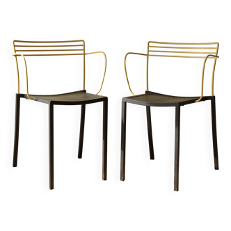 Chaises Pascal Mourgue : Paire de chaises Piccolo