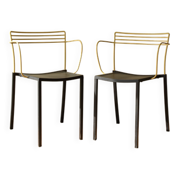 Chaises Pascal Mourgue : Paire de chaises Piccolo