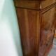 Former secretary Louis-Philippe in walnut and marble – 19th century