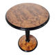 Table d'appoint en noyer et bois ébène de style Art Déco