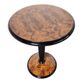 Table d'appoint en noyer et bois ébène de style Art Déco