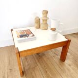 70s coffee table in wood and formica