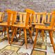 Lot de 12 chaises bistrot vintage