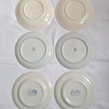 Vintage blue dinner plates