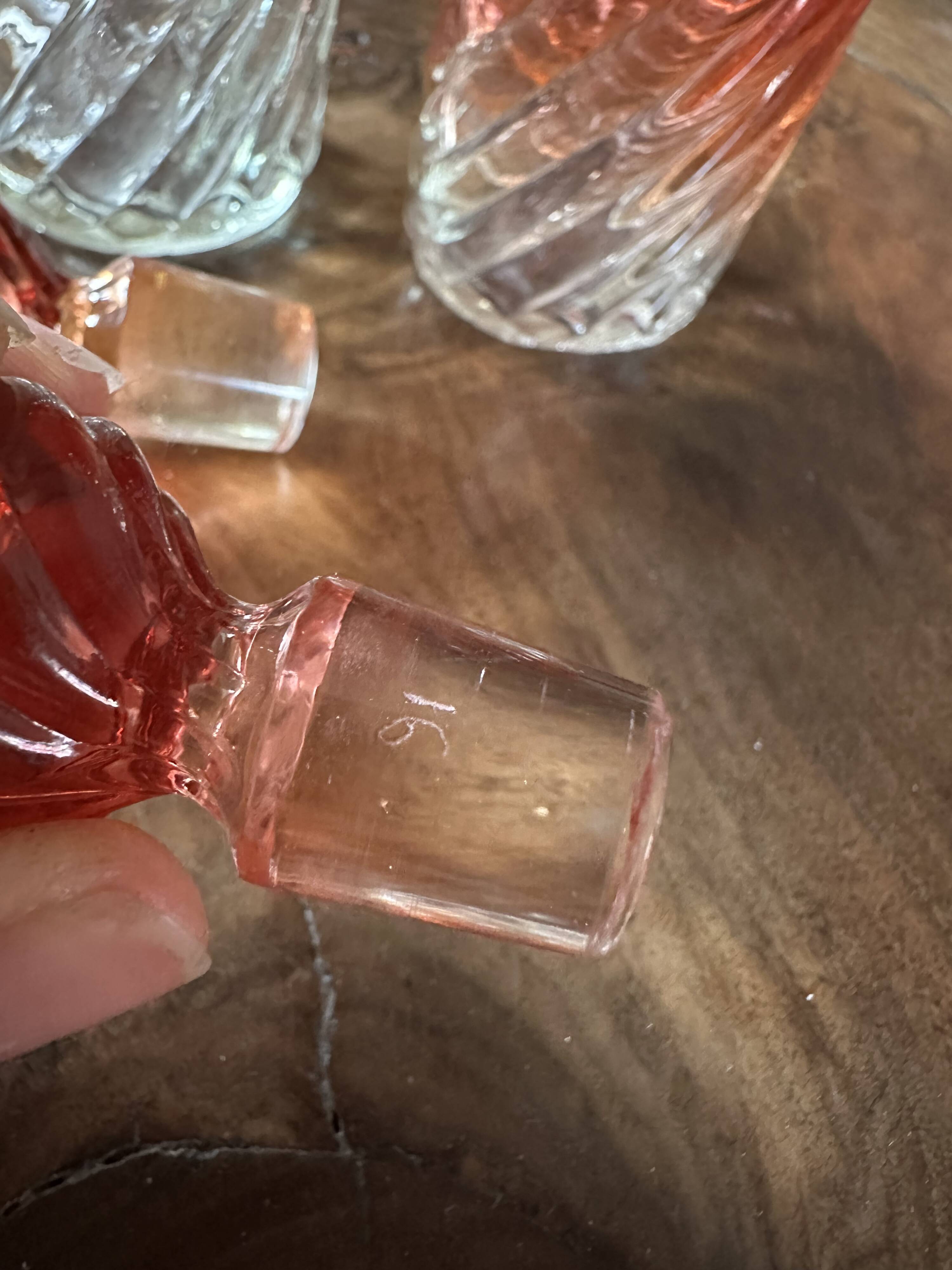 Baccarat red crystal bamboo vase
