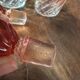 Baccarat red crystal bamboo vase