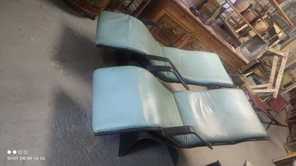 Paire de fauteuils modèle antropovarius ferdinand porsche poltrona frau
