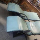 Pair of armchairs model antropovarius ferdinand porsche poltrona frau