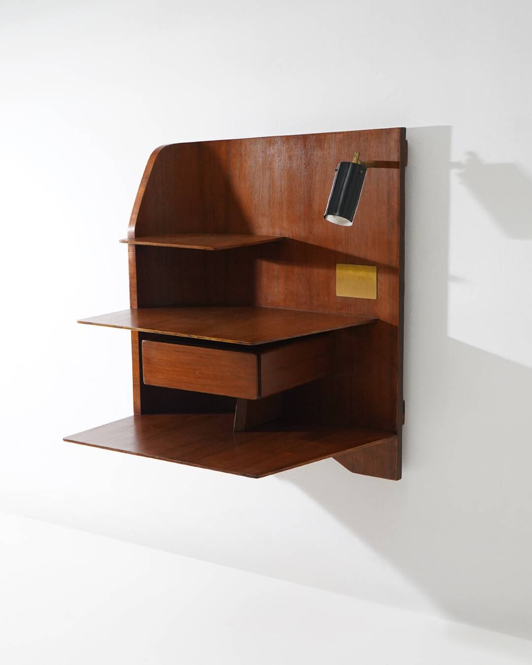 Pair of wall-mounted nightstand by Gio Ponti for Dassi, 1960s
