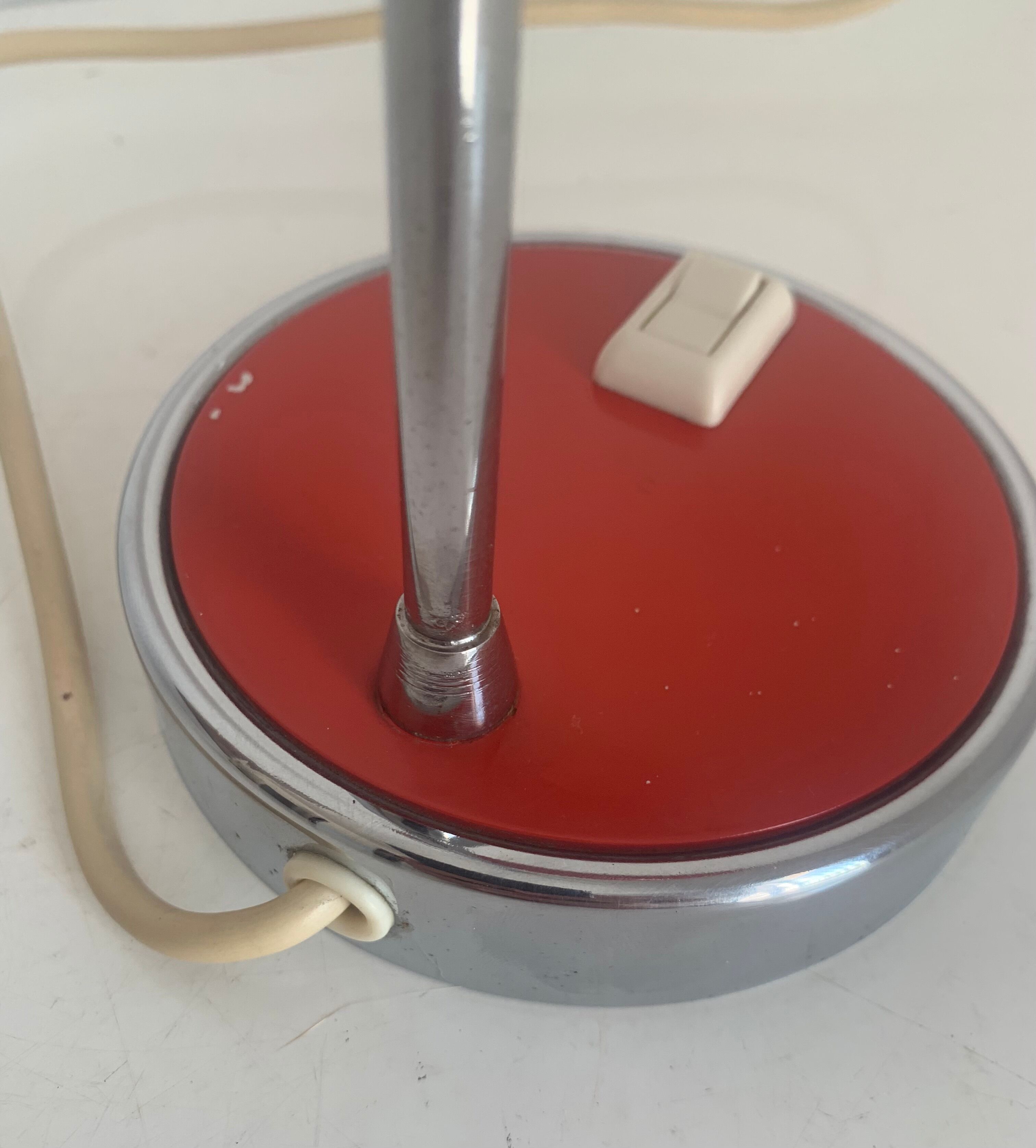 Vintage lamp 1960 eyeball desk currant