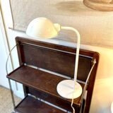 White metal desk lamp