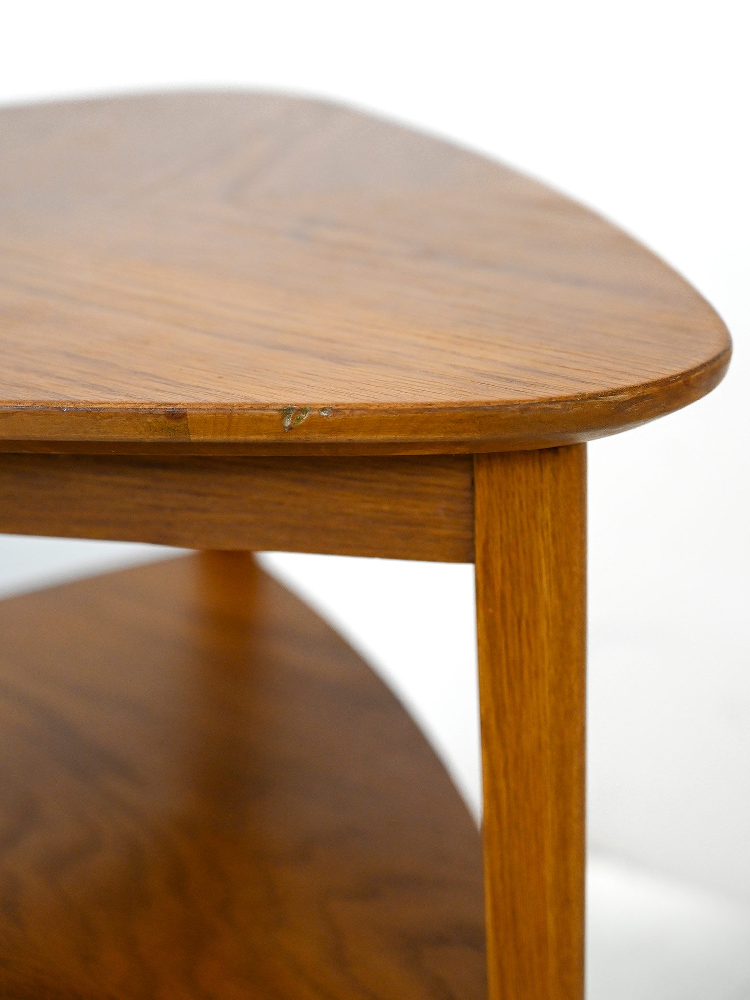 1960s triangular coffee table