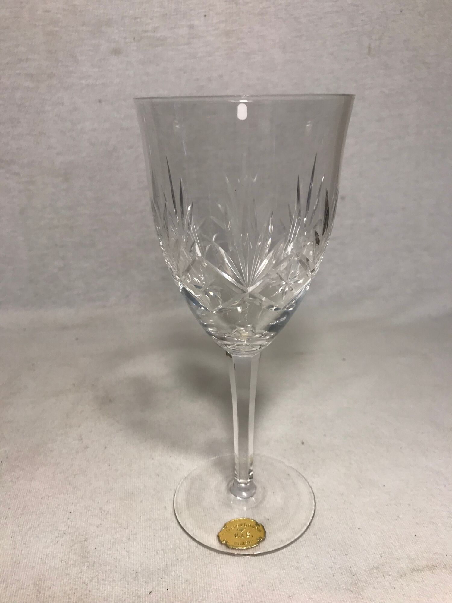 Set of 5 wine glasses crystal Villeroy & Boch wine stand bar model