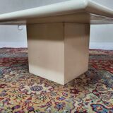 Lacquered wood coffee table