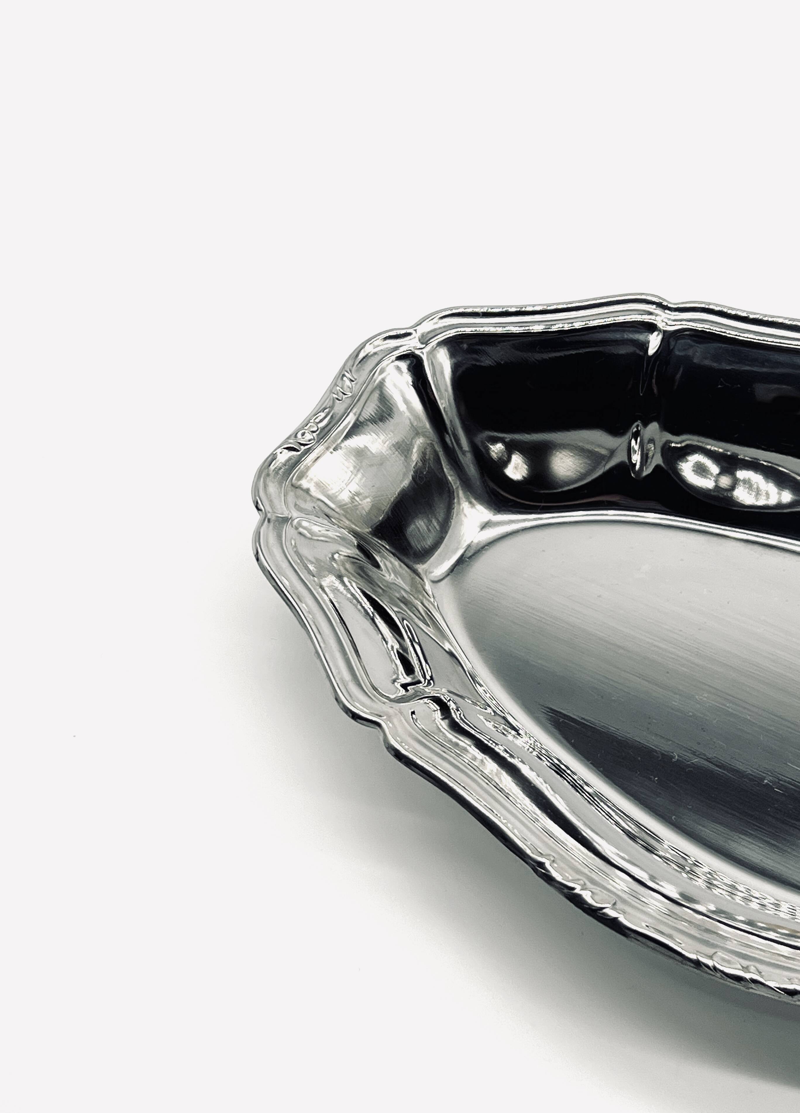 Stainless steel dish