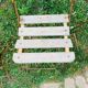 Set of 4 folding garden chairs