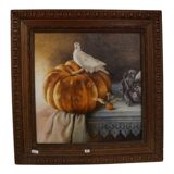 Oil on canvas signed-still life