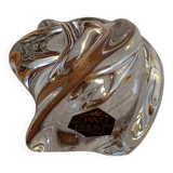Bougeoir cristal Saint Louis forme libre  Ø 7 cm