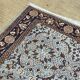 Handmade wool oriental carpet (wear defects)