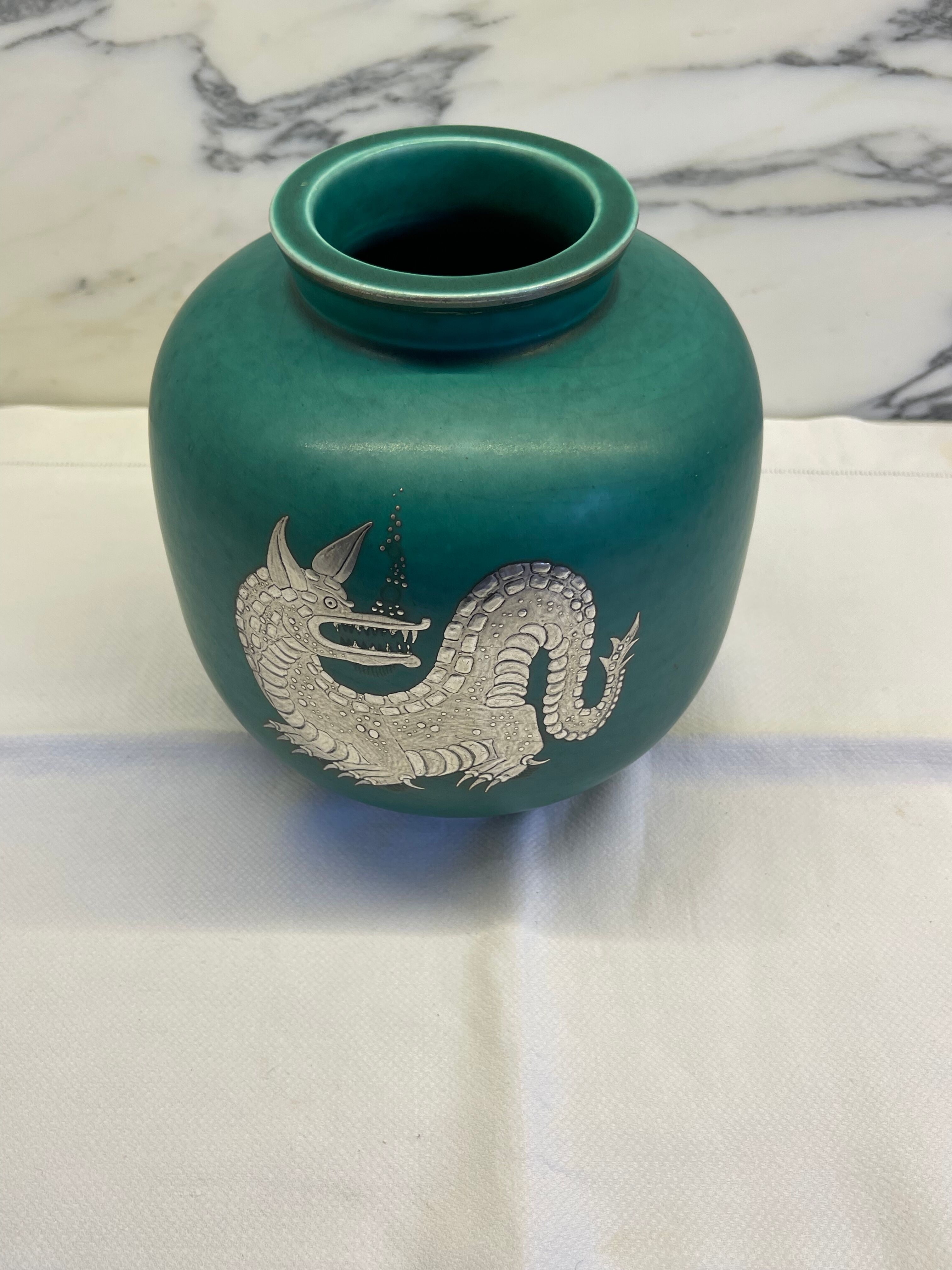 Gustavsberg Argenta Wilhelm Kage vase