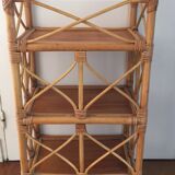 Rattan shelf