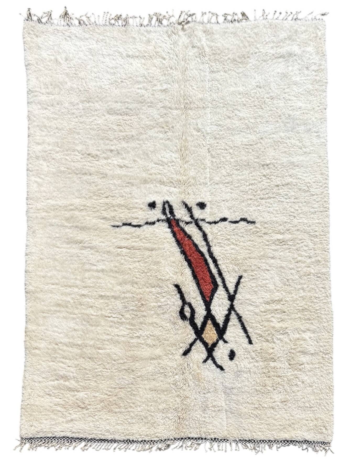 Marrakech - Beni Ourain Berber rug in wool 200×310 cm