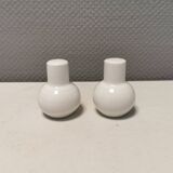 Bing and Grondahl (B&G) Salt and Pepper set No 531/541 model Casablanca estimated 1950s Denmark.