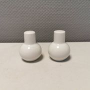 Bing and Grondahl (B&G) Salt and Pepper set No 531/541 model Casablanca estimated 1950s Denmark.