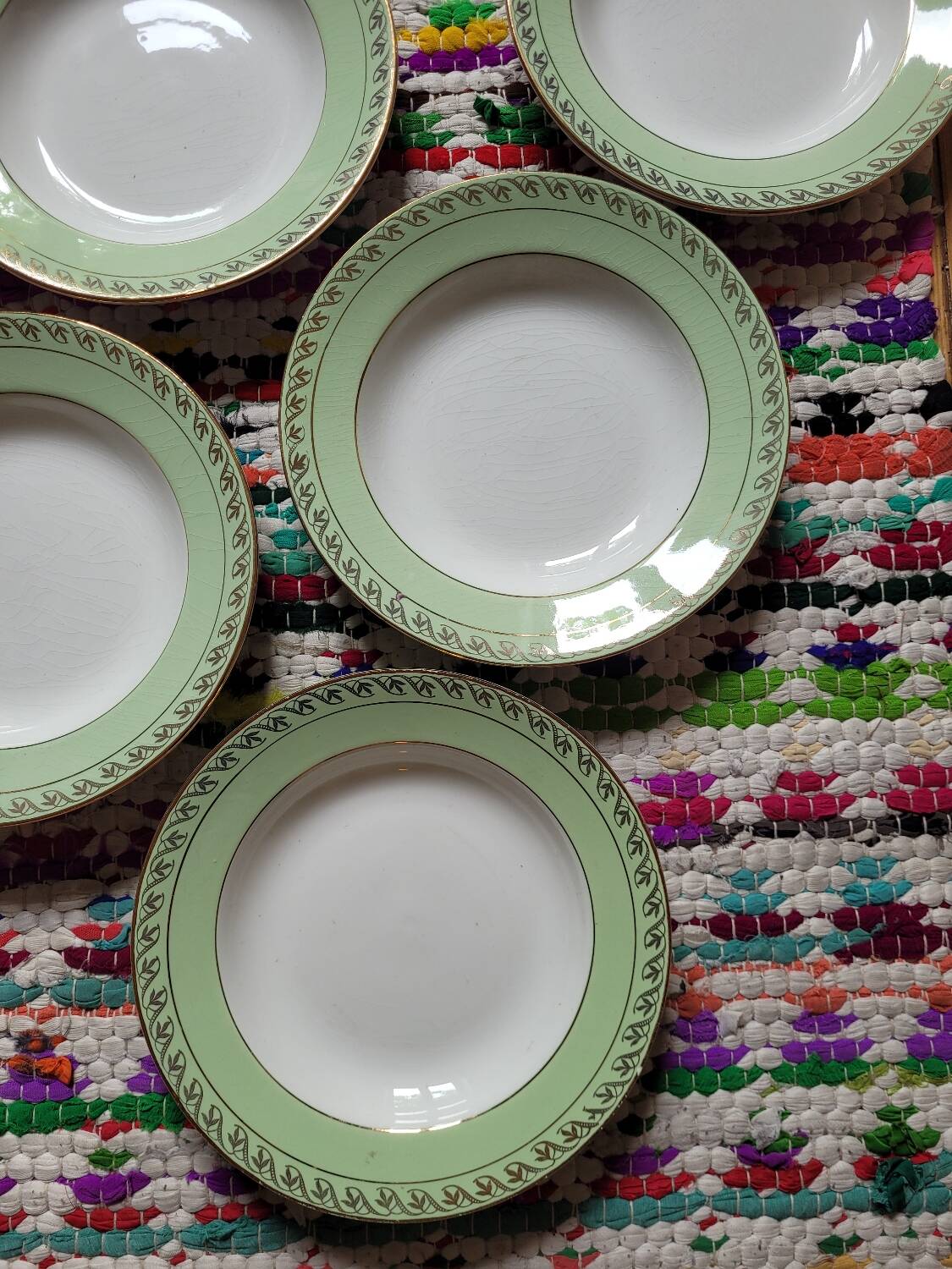 Set of 5 deep plates 9700 l'amandinoise