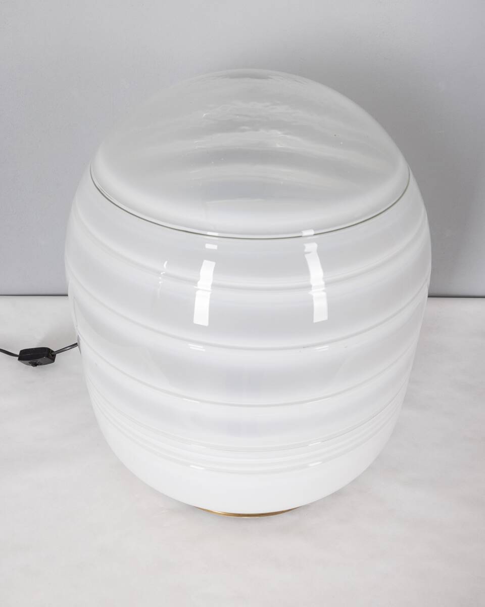 Vintage 70s table lamp in murano glass design barbini