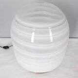 Vintage 70s table lamp in murano glass design barbini