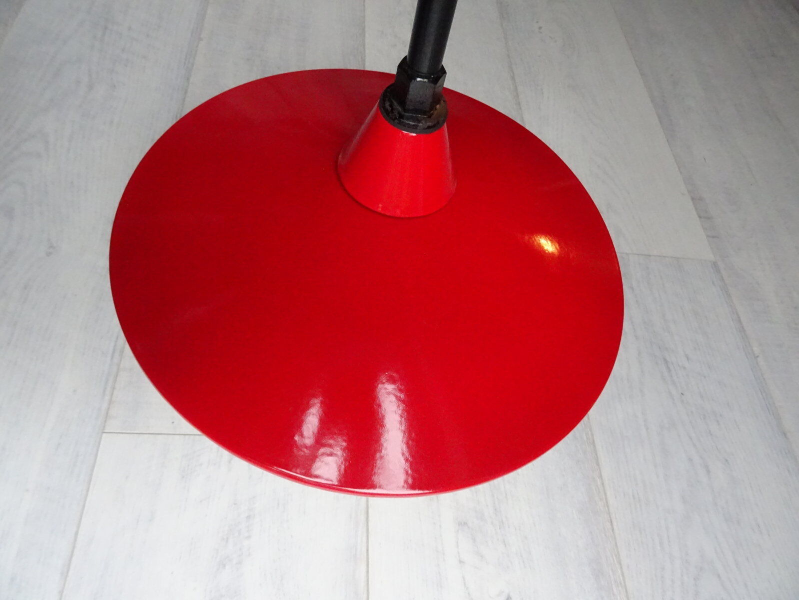 Metal and opaline lantern suspension from the 1960s.
