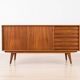 Enfilade Sven Andersen en teck, design scandinave, milieu du siècle moderne, 1