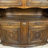 Alsatian buffet museum from the 17th century in walnut circa 1700