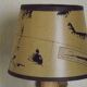 French Vintage Bronze Effect Metal Traditional Wall Light Card Shade 5169
