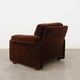 Brown armchair Coronado, Italian design, 1960s, manufacturer: B&B Italia, d