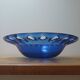 Grande coupe à fruits bleu cobalt