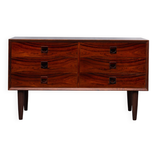 Commode en palissandre de design danois du milieu du siècle fabriquée par Brouer Mobelfabrik, années 1960