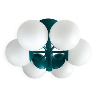 Mid-century German space-age suspension by Kaiser Leuchten, 1960s, set of 2.