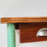 Vintage industrial console with drawers