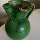 Vase pichet de ferme terre vernissée art populaire sud 1950